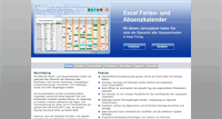 Desktop Screenshot of excel-ferienkalender.ch